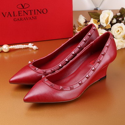 Valentino Shallow mouth wedge Shoes Women--002
